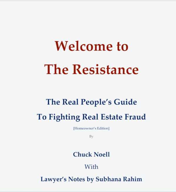 The Real People’s Guide To Fighting Real Estate Fraud